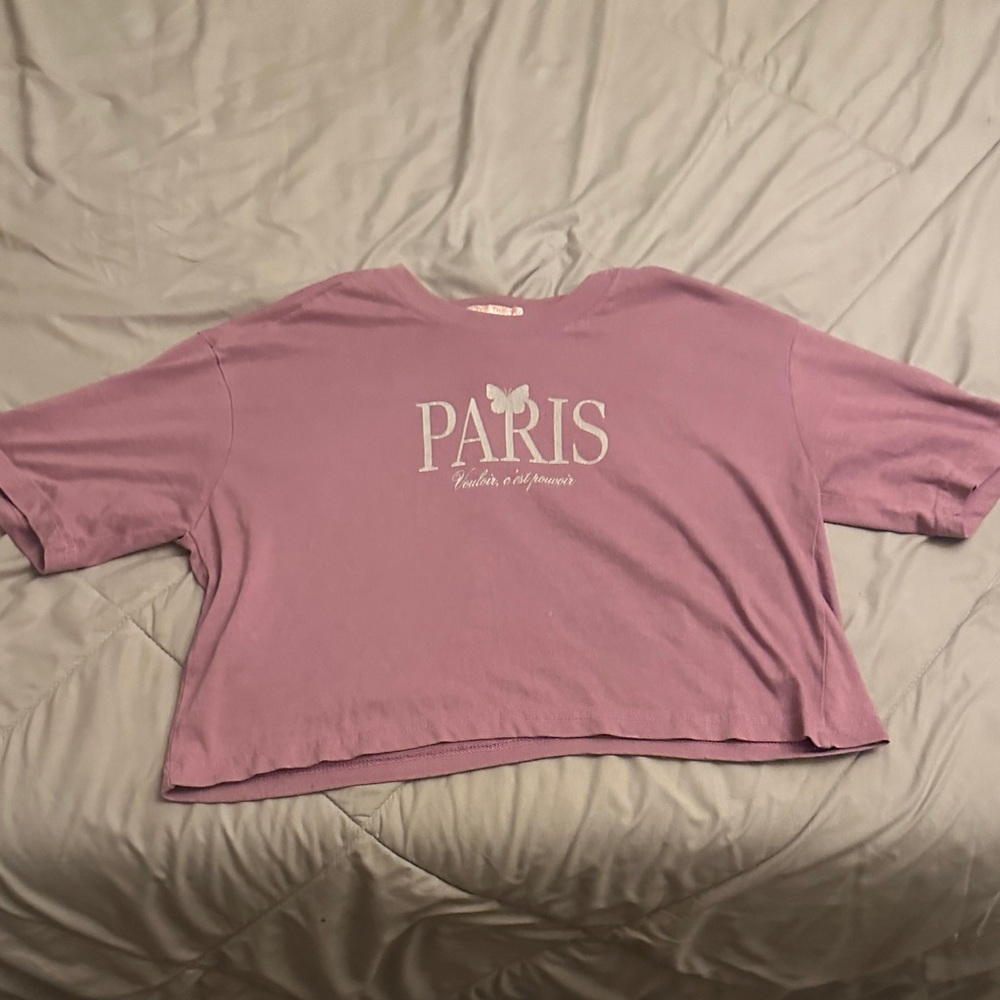 Theory Mauve Paris Graphic Tee